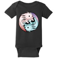 Ying Yang Axolotls Baby Bodysuit