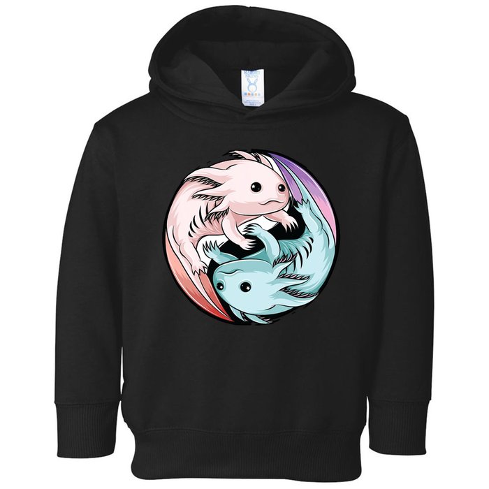 Ying Yang Axolotls Toddler Hoodie