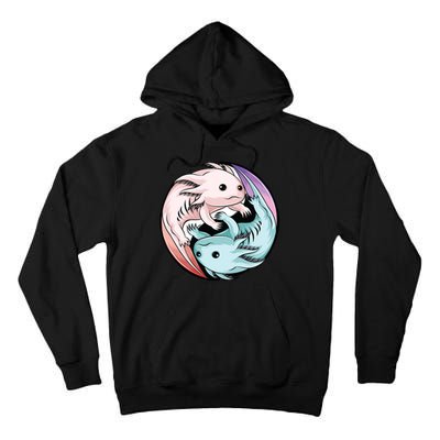Ying Yang Axolotls Tall Hoodie