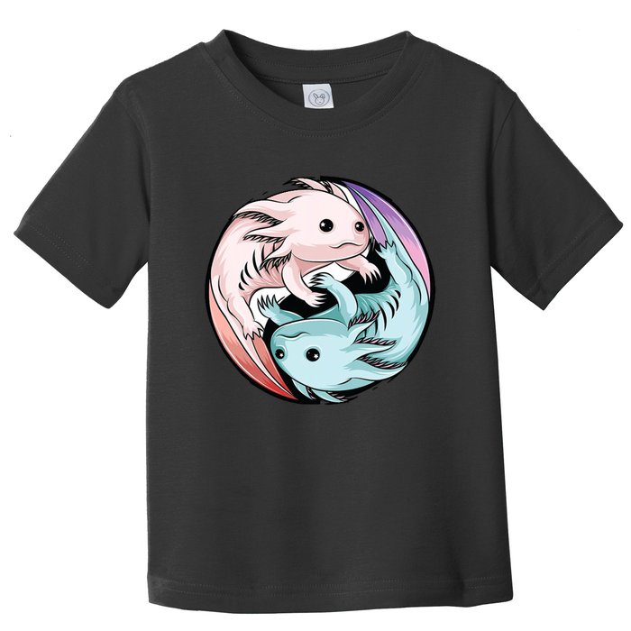 Ying Yang Axolotls Toddler T-Shirt