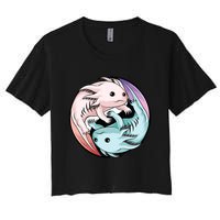 Ying Yang Axolotls Crop Top