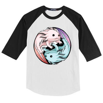 Ying Yang Axolotls Kids Colorblock Raglan Jersey