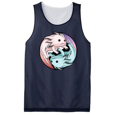 Ying Yang Axolotls Mesh Reversible Basketball Jersey Tank