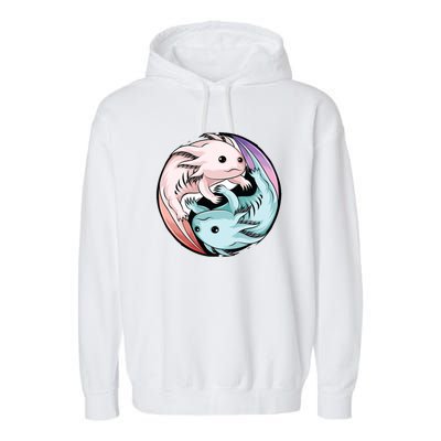 Ying Yang Axolotls Garment-Dyed Fleece Hoodie