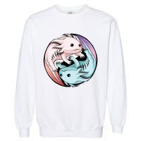 Ying Yang Axolotls Garment-Dyed Sweatshirt