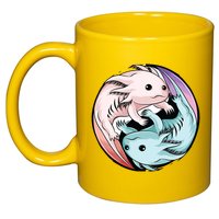 Ying Yang Axolotls 11oz C Handle Ceramic Mug