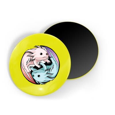 Ying Yang Axolotls Magnet