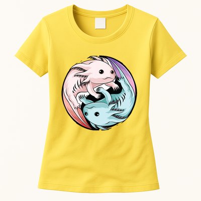 Ying Yang Axolotls Womens T-Shirt
