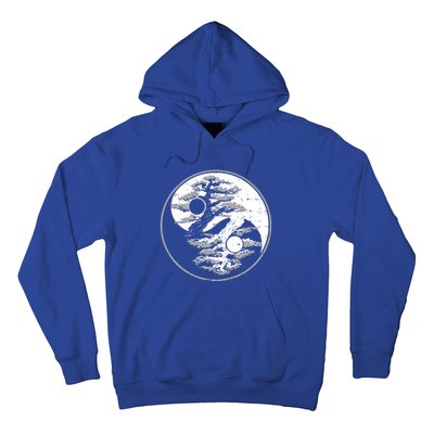 Yin Yang Bonsai Tree Spiritual Enso Circle Yoga Gift Idea Gift Hoodie