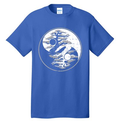 Yin Yang Bonsai Tree Spiritual Enso Circle Yoga Gift Idea Gift Tall T-Shirt