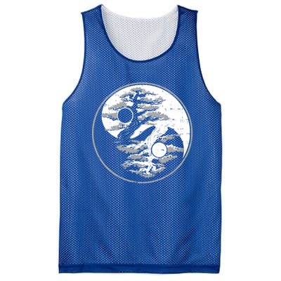 Yin Yang Bonsai Tree Spiritual Enso Circle Yoga Gift Idea Gift Mesh Reversible Basketball Jersey Tank