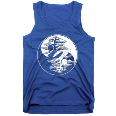 Yin Yang Bonsai Tree Spiritual Enso Circle Yoga Gift Idea Gift Tank Top