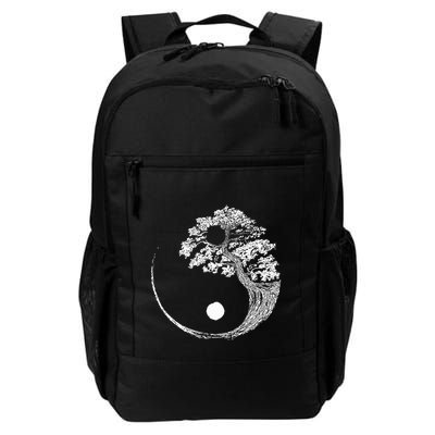 Yin Yang Bonsai Tree Japanese Buddhist Zen Daily Commute Backpack
