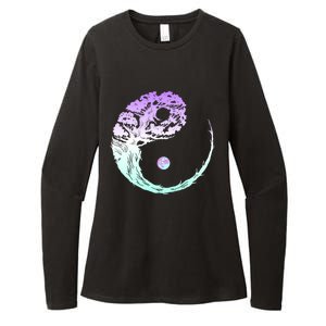 Yin Yang Bonsai Tree Japanese Gardening Zen Buddhist Funny Gift Womens CVC Long Sleeve Shirt