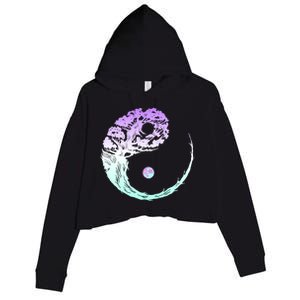 Yin Yang Bonsai Tree Japanese Gardening Zen Buddhist Funny Gift Crop Fleece Hoodie