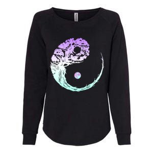 Yin Yang Bonsai Tree Japanese Gardening Zen Buddhist Funny Gift Womens California Wash Sweatshirt