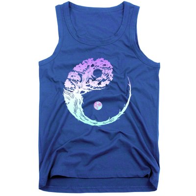 Yin Yang Bonsai Tree Japanese Gardening Zen Buddhist Funny Gift Tank Top