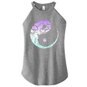 Yin Yang Bonsai Tree Japanese Gardening Zen Buddhist Funny Gift Women's Perfect Tri Rocker Tank