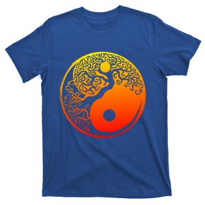 Yin Yang Bonsai Tree Japanese Cute Gift Golden Sun Buddhist Zen T-Shirt