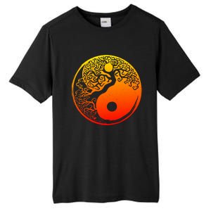 Yin Yang Bonsai Tree Japanese Gift Golden Sun Buddhist Zen Tall Fusion ChromaSoft Performance T-Shirt