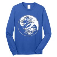 Yin Yang Bonsai Tree Spiritual Enso Circle Yoga Gift Idea Funny Gift Long Sleeve Shirt