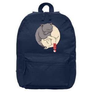 Yin Yang Cats 16 in Basic Backpack