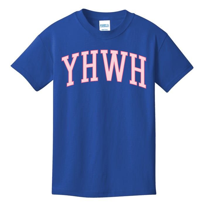 Yhwh Yahweh Christian N Preppy Aesthetic Funny Gift Kids T-Shirt