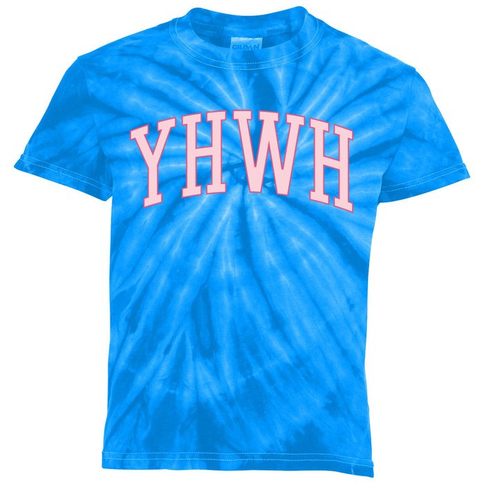 Yhwh Yahweh Christian N Preppy Aesthetic Funny Gift Kids Tie-Dye T-Shirt