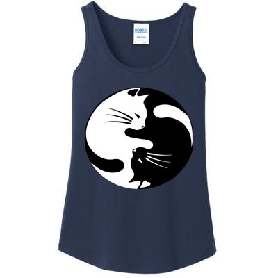 Ying Yang Cat Essential Ladies Essential Tank