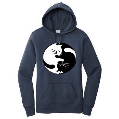 Ying Yang Cat Essential Women's Pullover Hoodie