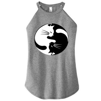 Ying Yang Cat Essential Women’s Perfect Tri Rocker Tank