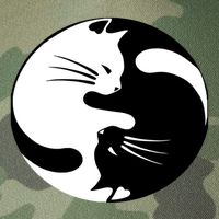 Ying Yang Cat Legacy Tie Dye Trucker Hat