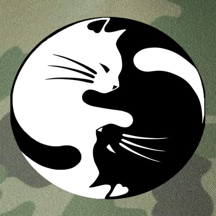 Ying Yang Cat Legacy Tie Dye Trucker Hat