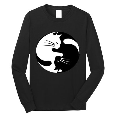 Ying Yang Cat Long Sleeve Shirt