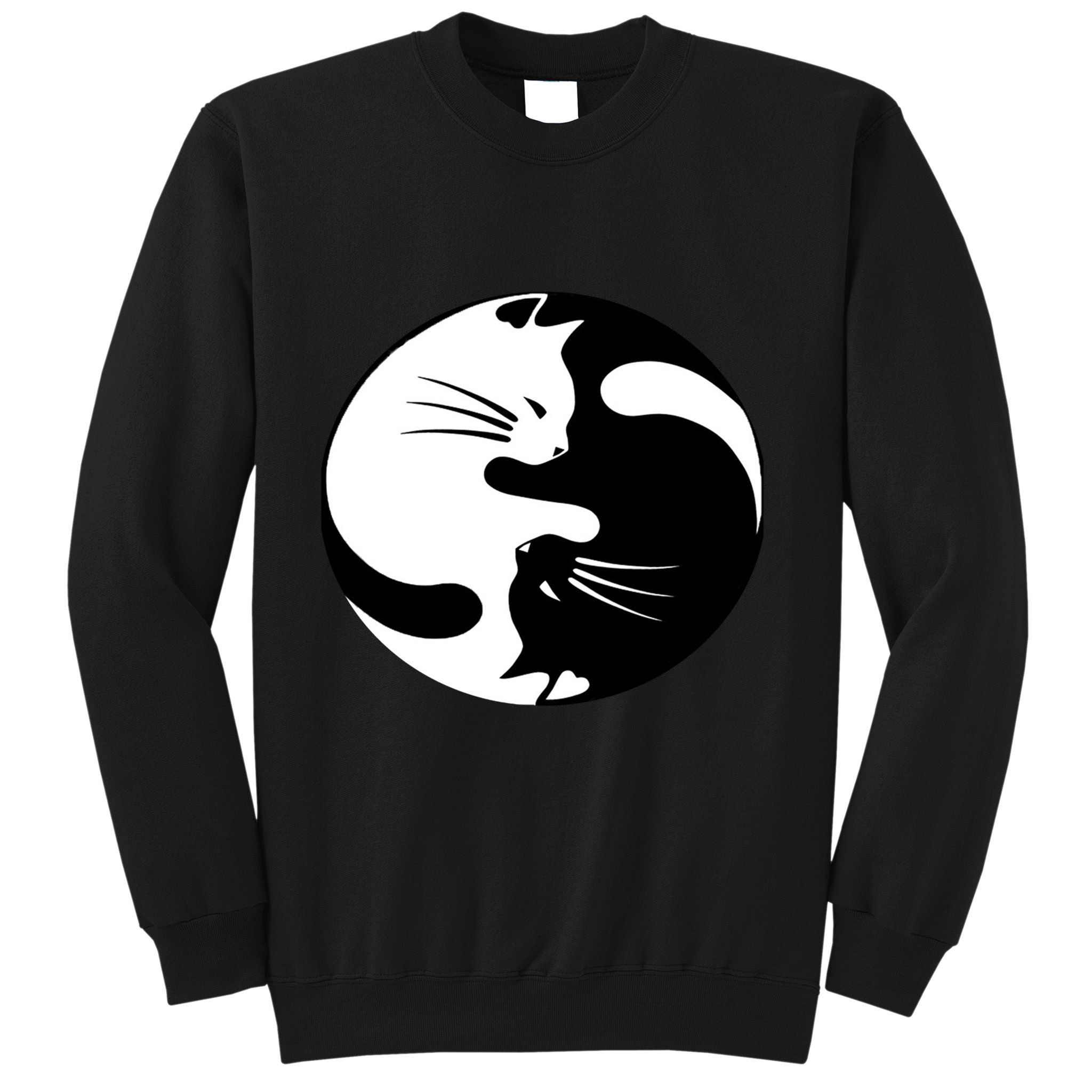 Ying Yang Cat Sweatshirt
