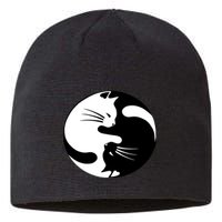 Ying Yang Cat Sustainable Beanie