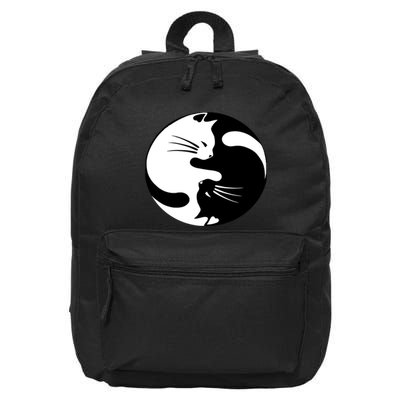 Ying Yang Cat 16 in Basic Backpack