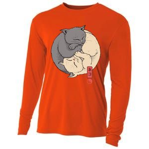 Yin Yang Cats Cooling Performance Long Sleeve Crew