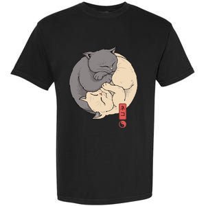 Yin Yang Cats Garment-Dyed Heavyweight T-Shirt