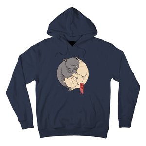 Yin Yang Cats Hoodie