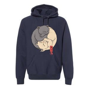 Yin Yang Cats Premium Hoodie