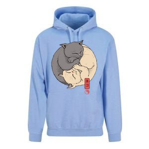 Yin Yang Cats Unisex Surf Hoodie