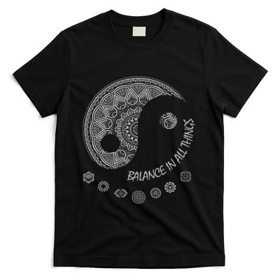Ying Yang Chakra Spirit Spiritual Balance Mind T-Shirt