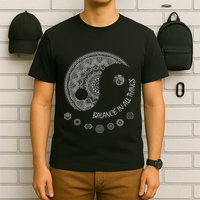 Ying Yang Chakra Spirit Spiritual Balance Mind T-Shirt
