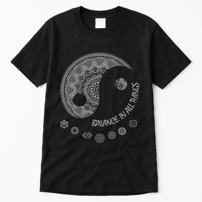 Ying Yang Chakra Spirit Spiritual Balance Mind Tall T-Shirt
