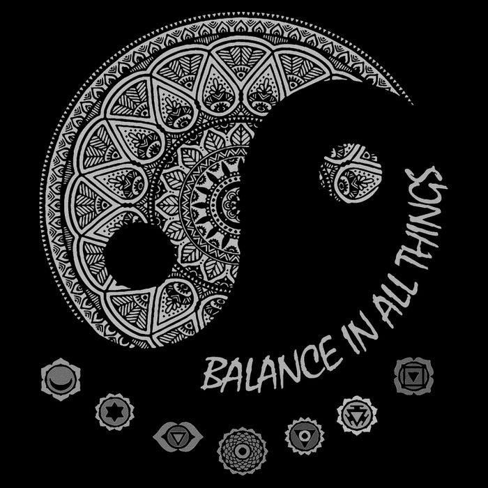 Ying Yang Chakra Spirit Spiritual Balance Mind 16 in Basic Backpack