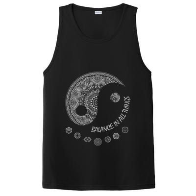 Ying Yang Chakra Spirit Spiritual Balance Mind PosiCharge Competitor Tank