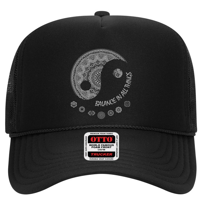 Ying Yang Chakra Spirit Spiritual Balance Mind Hat