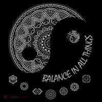 Ying Yang Chakra Spirit Spiritual Balance Mind Zip Tote Bag