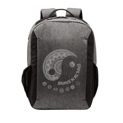 Ying Yang Chakra Spirit Spiritual Balance Mind Vector Backpack